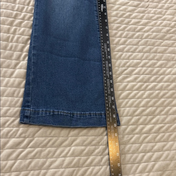 Our Republic For All Jeans Size 12 Blue Flare Stretch Denim Pants - Picture 9 of 11